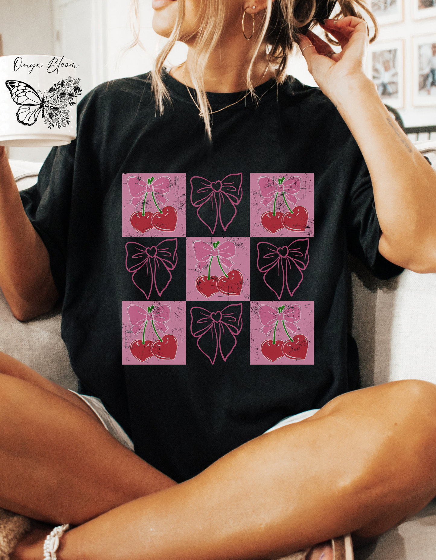 Cherry Bows Tee