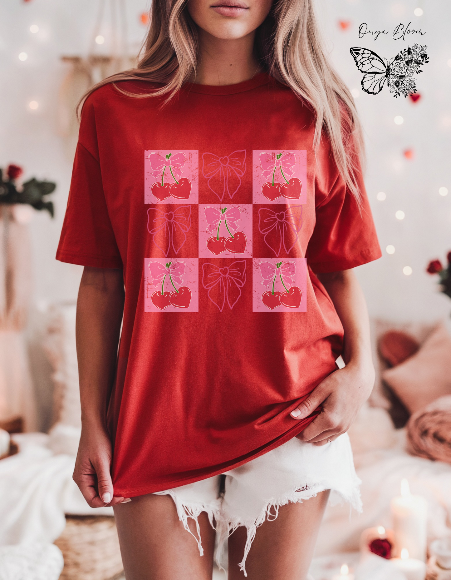 Cherry Bows Tee