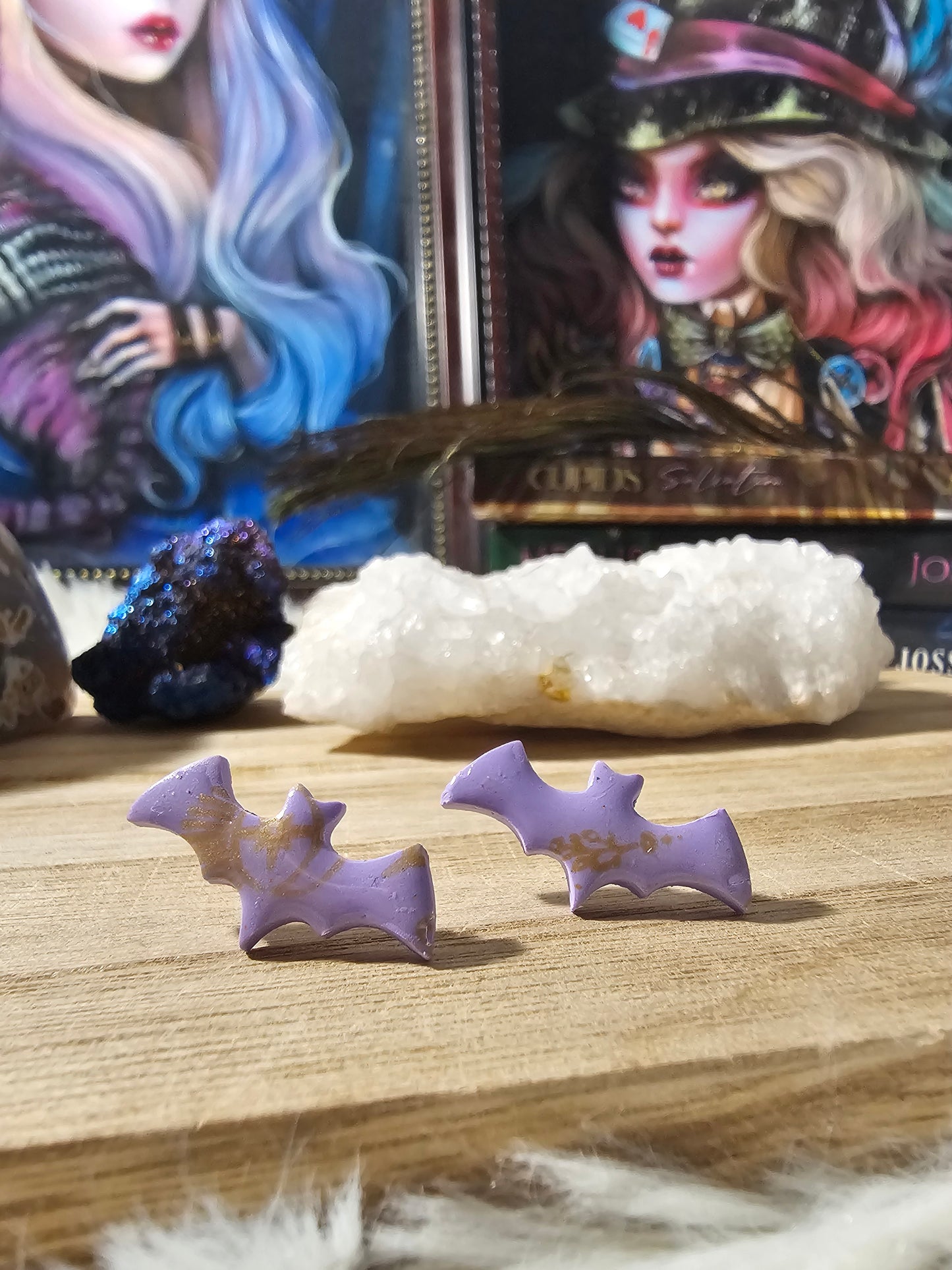 Little Batty Stud Earrings