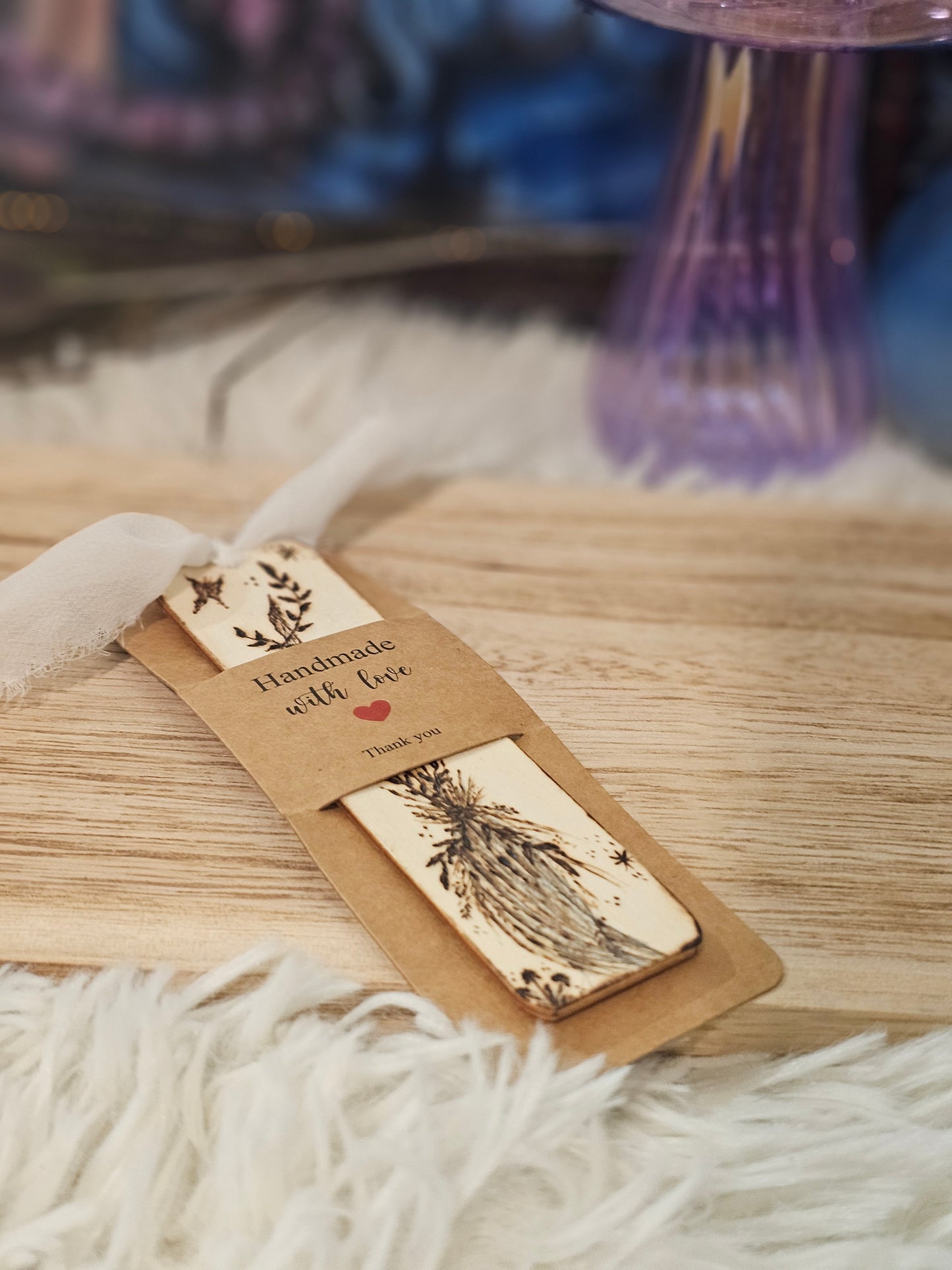 Broomstick and butterflies Bookmark