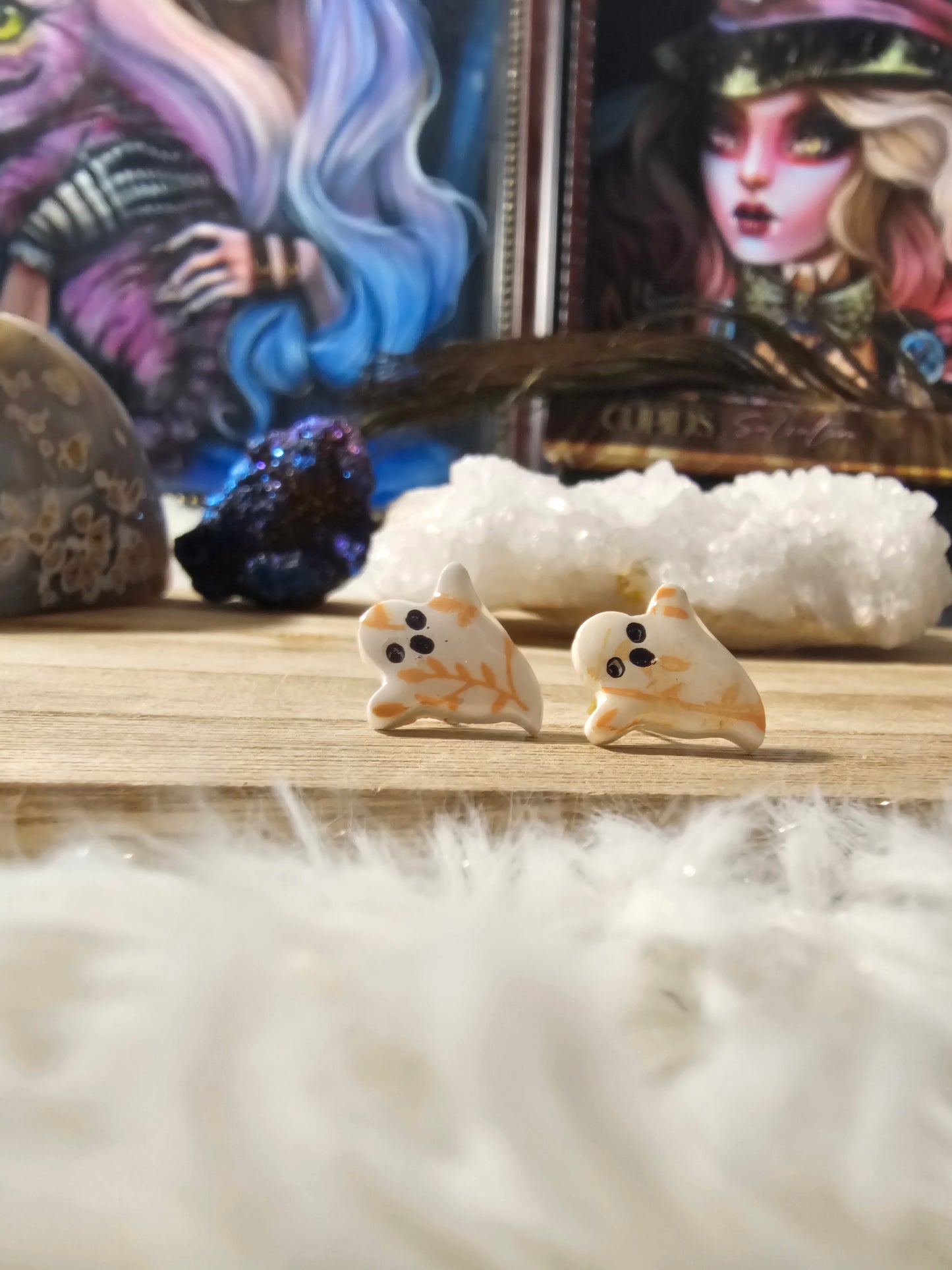 Ghosty Stud Earrings