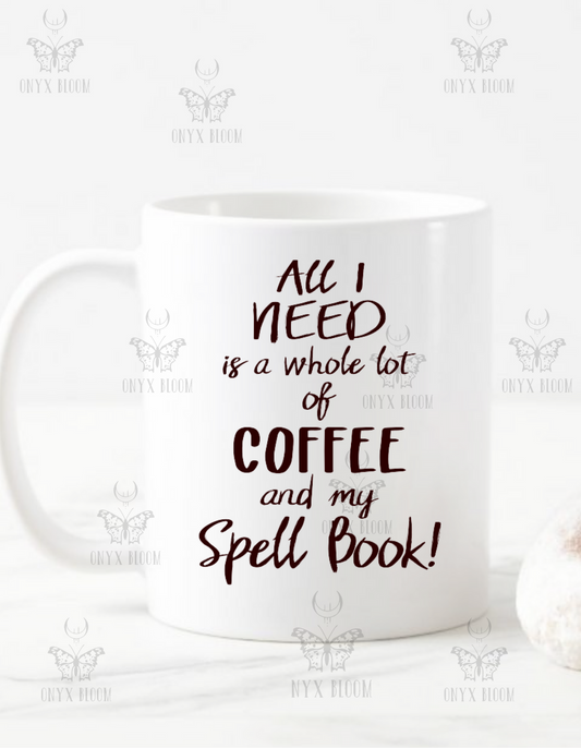 All I need is a whole lot of coffee & my spell book!