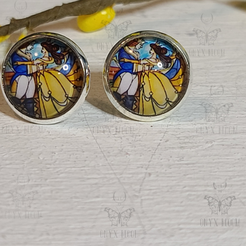 Beauty & the Beast Stud Earrings