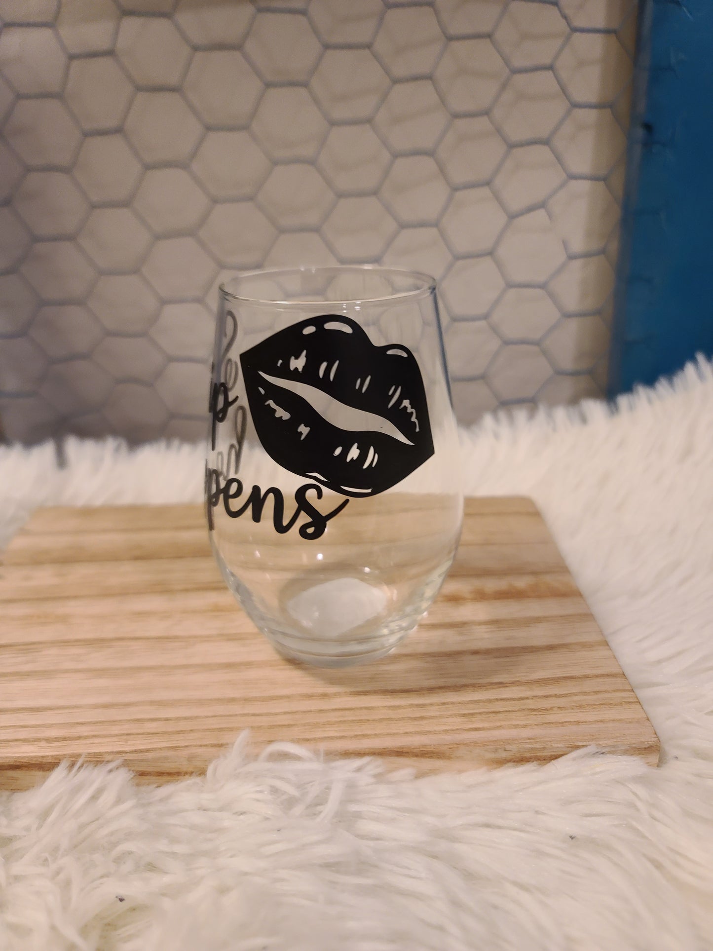 Sip Happens Stemless Wine Glass